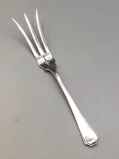 Fairfax by Durgin division of Gorham Sterling Silver Lemon Fork 5" , with cutout