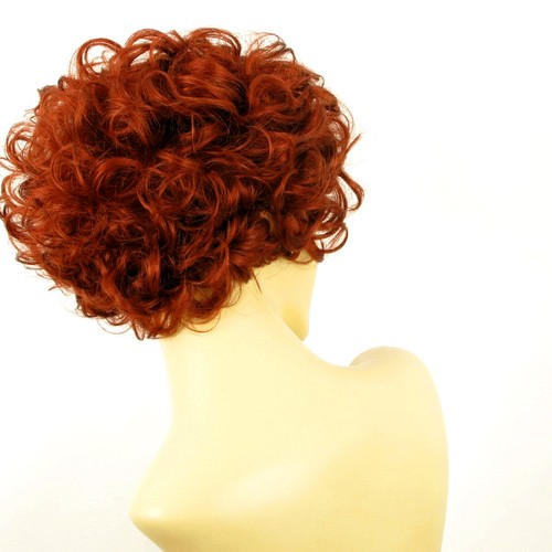 short wig for women curly intense coppery ref: FRANCINE 350 PERUK - Picture 6 of 9