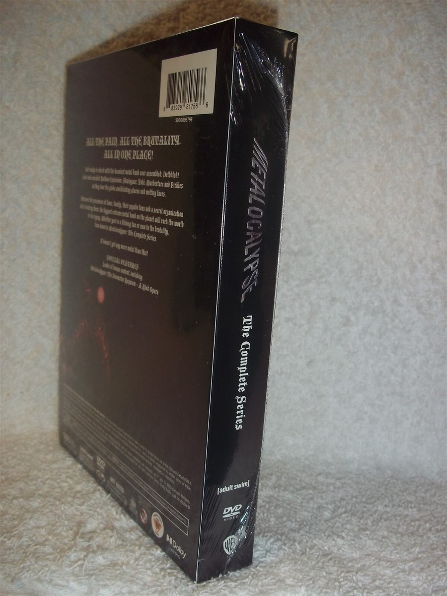 Metalocalypse Complete Series (DVD, 2023) NEW animated heavy metal