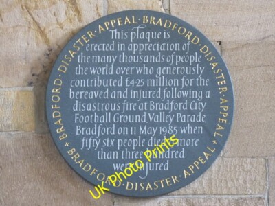 Photo 6x4 Bradford Cathedral: plaque to fire victims Bradford/SE1632 The c2015