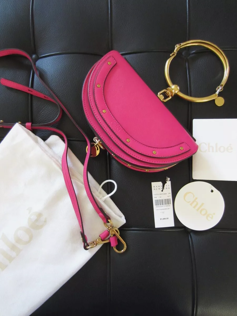 Chloe Small Nile Bracelet Minaudiere Crossbody Bag