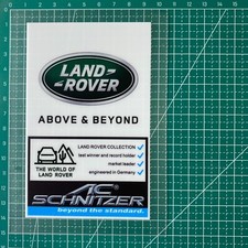 Land Rover Ac Schnitzer Sticker Jdm Windshield Decal 6x4 Inch Made In Jp