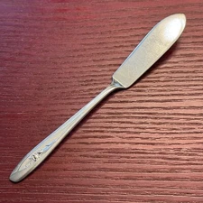 Silver Tulip By International Silver Silverplate C.1956 Master Butter Knife 7”