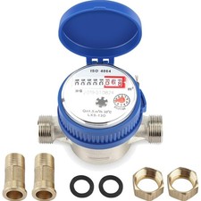 15mm Wasserzähler 1/2 Zoll Garten Wasseruhr ...