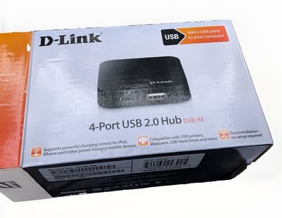D-Link DUB-H4 4-Port USB 2.0 Hub DUB-H4