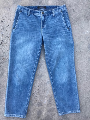 Liverpool Los Angeles Women’s 6/28 Denim The Norma Blue Jeans Light Thigh Fade