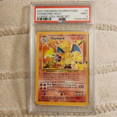 2021 Pokémon Celebrations Classic Charizard Holo #4 PSA 9 MINT | eBay