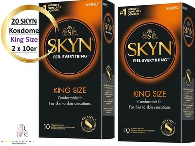   20 Manix SKYN Kondome King Size Latexfrei & vegan 56mm Condome