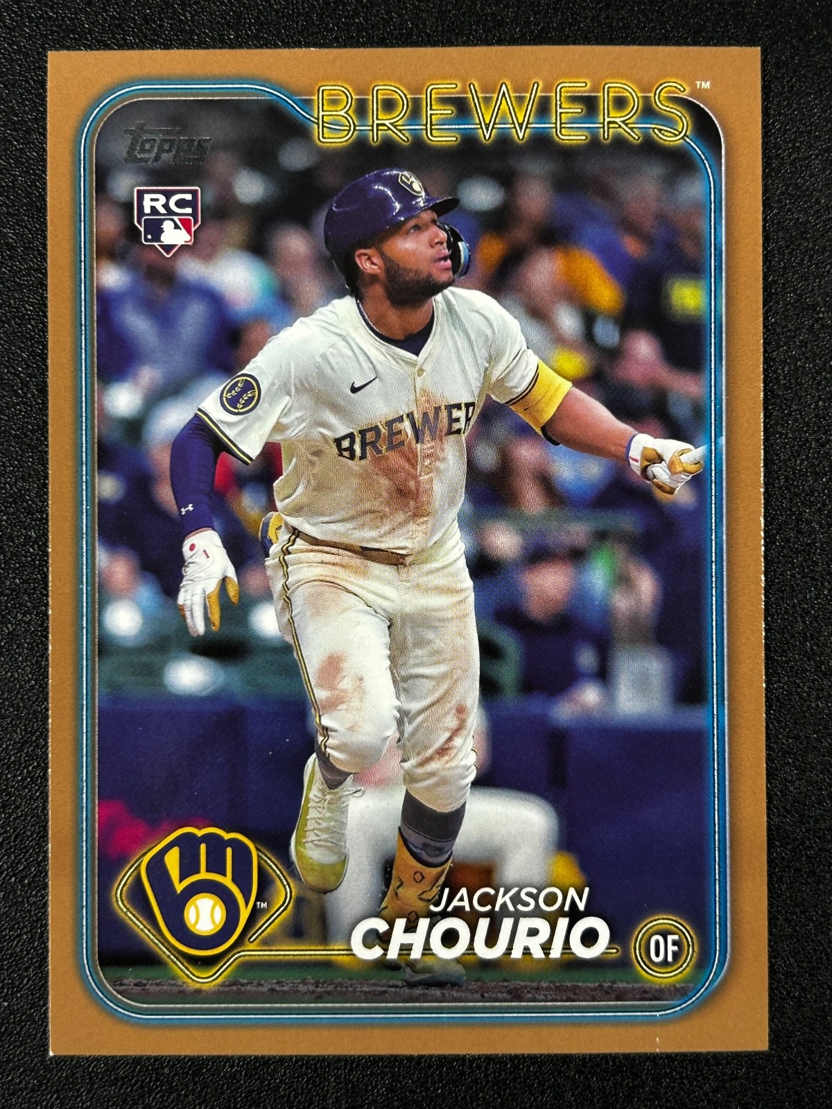 Jackson Chourio 2024 Topps Update Gold ROOKIE RC 571/2024 BREWERS #US240