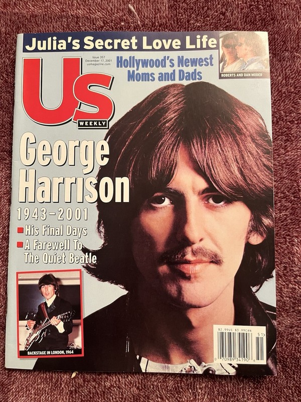 GEORGE HARRISON 1943-2001 HIS FINAL DAYS December 2001 US WEEKLY Magazine