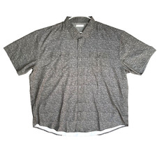 Kenneth Cole Performance Utility Wicking Button Up Camp Outdoor Shirt Men 4X