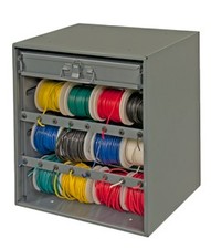 Durham 297B-95, Wire  Terminal Storage Cabinet w/ 6 rods and 1 Compartment Box