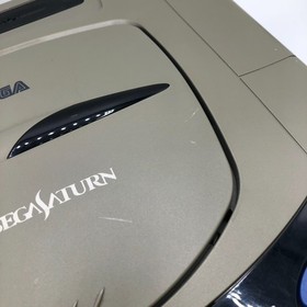 Sega Saturn SS Console HST-3210 Grey Tested working NTSC-J w/2 Controllers+Cable