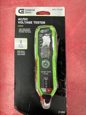 Commercial electric VT-9200 Electronic AC/DC Voltage Tester