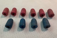 10 Vintage 1950's rubber table hockey game knobs grips Coleco Tudor Munro