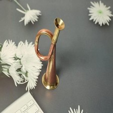 Brass and Copper Signal Horn Blowing Horn 15.24cm High Quality Sound Horn
