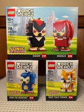 LEGO Sonic BRICKHEADZ 40627-40628-40672 - Sonic+Tails+Shadow+Knuckles Lote - Nuevo en caja