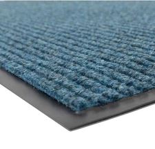 Notrax 109 Brush Step Carpeted Entrance Mat for Home or Office, 3' X 5' slate