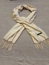 Large Cream Cashmere Scarf