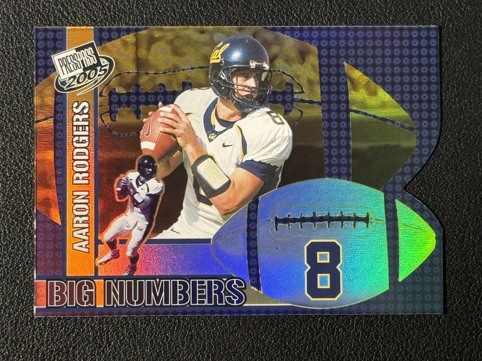 2005 Press Pass Aaron Rodgers RC Rookie Big Numbers #17 Steelers