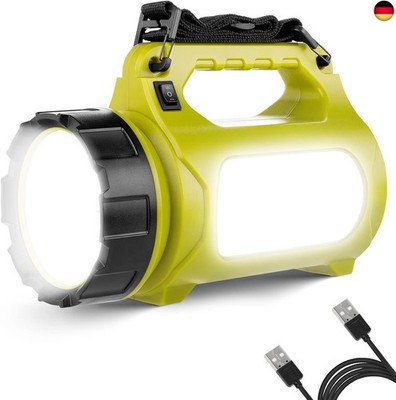 LE LED Hand Headlight 1000 Lumens, Rechargeable CREE Battery Hand Lamp with 3600