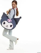Loungefly Sanrio Kuromi Face Cosplay Oversized Canvas Tote Bag NWT