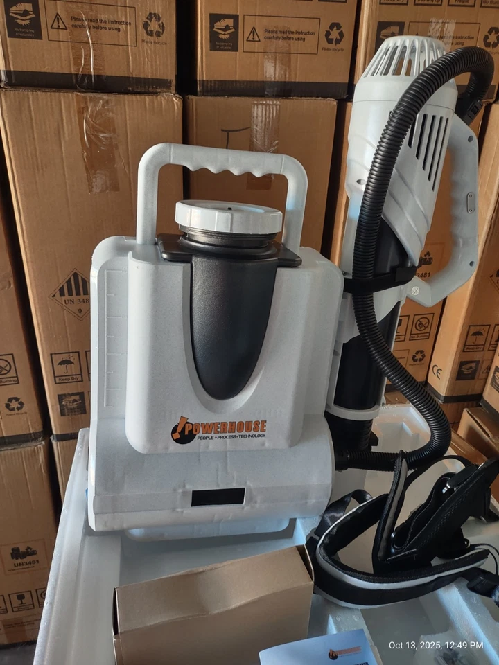 Portable Backpack Sprayer Fogger Disinfect Sanitize Rechargeable Cordless NEW - Image 2 of 4