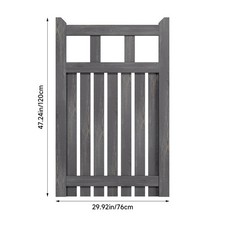 Tall Outdoor Wooden Fence Gates Privacy Garden Gate Pedestrian Gate with Hinges