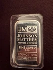 1 oz Johnson Matthey Silver Bar - Sealed