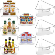 Lazy Susan Cabinet Organizer Bins for 26"/ 28"/ 32" Diameter Corner Organizer, P