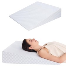 Wedge Pillow 5in Bed Wedge Pillow for Sleeping, Snoring, Back Support, After ...
