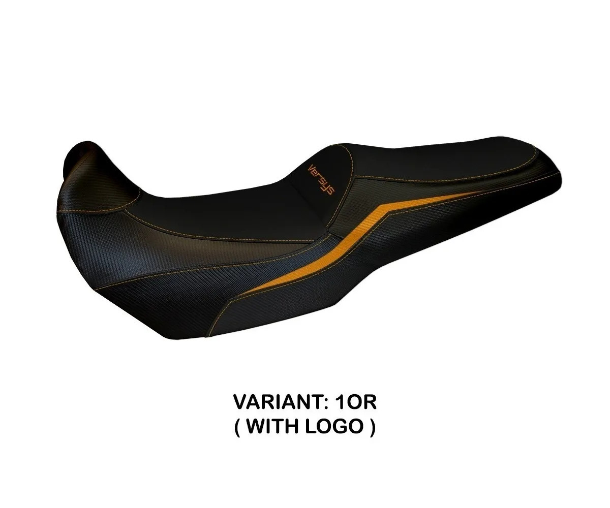Seat saddle cover Elvas Orange (OR) TPZ Italia KAWASAKI VERSYS 1000 2019 2022 b7