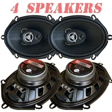 EF-573 6x8" 5x7" 500 Watt 3-Way Front/Rear Speakers for 1994-2014 Ford Mustang