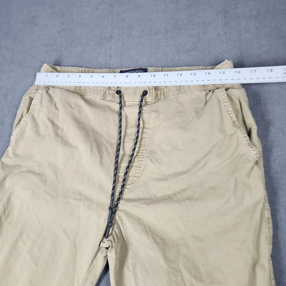 American Eagle Pant Jogger Mens Size Medium Tall Tan Pull On Extreme Flex - Image 3 of 4
