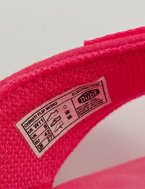 にんにん New without Tags HeyDude Christi Flips W11 Electric Pink Flip