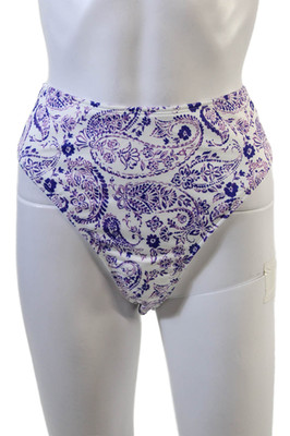 Bananhot Womens Jussy Covered Bikini Bottoms - Purple Bandana Size 3XL