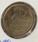 1958 France 10 Francs Coin.  KM 915.1 World Coin Collectible French Currency  XF — photo 1