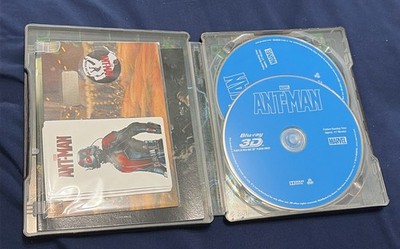ANT-MAN STEELBOOK NOVAMEDIA NC 008 LENTICULAR 3D 2D BLU-RAY # 380