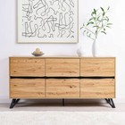 Wooden Buffet Sideboard Cabinet Storage Shelves Cupboard Kitchen Hallway Table