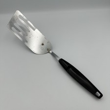 Vtg FOLEY USA Slotted Angled Spatula Chrome B...