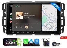 Android 14 4+64GB 8" for GMC Sierra 1500 Wireless CarPlay Car Stereo GPS Upgrade