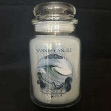Yankee Candle BEACH BLUE 2013 LIMITED EDITION 22oz VERY HTF! NEW/FRESH
