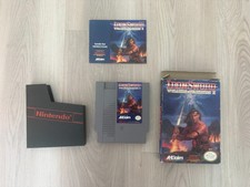 iron sword wizards and warriors 2 NES includes inserts and manual nes