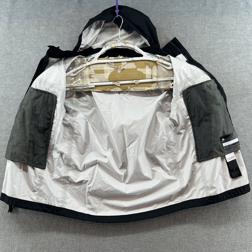 Marmot Boys Size L Black Lightweight Full Zip Hooded Waterproof Rain Jacket - Picture 8 of 9