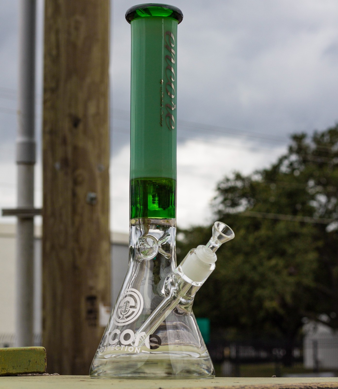 16" Super Thick Quad Section 50MM Pounder Beaker Hookah Water Pipe