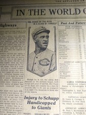 JULY 6, 1918 NEWSPAPER PAGE #1603- HAL CHASE, BABE RUTH, JESS BARNES BASEBALL ⚾