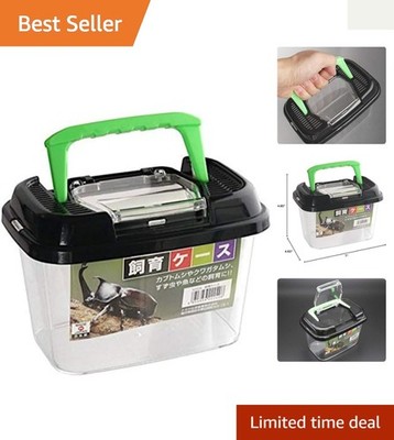 Versatile Critter Keeper - Ideal for Frogs, Crawfish, Snakes & More, 7x4.65