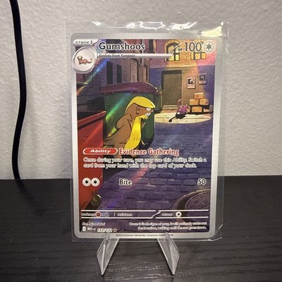 Gumshoos 153/132 Me01: Mega Evolution Holo Illustration Rare Pokemon NM