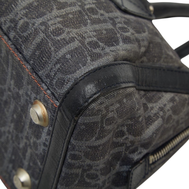 Dior Trotter Flight line Handbag Mini Boston Bag Women 【Used】 thumbnail 4