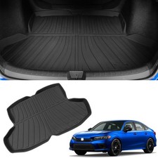powoq TPE Trunk Mat Compatible with 2022-2026 Honda Civic Sedan Cargo Liners All